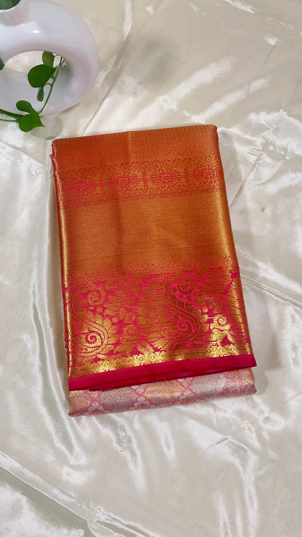 Ishara Glow – Soft Pink Semi Silk Saree