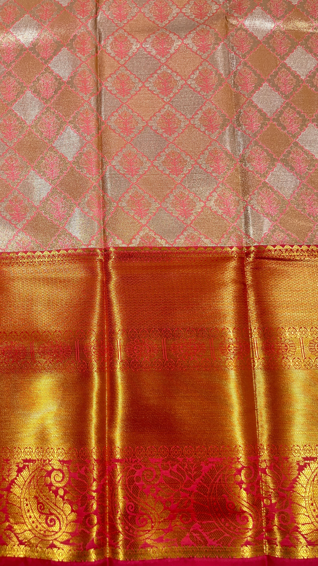 Ishara Glow – Soft Pink Semi Silk Saree